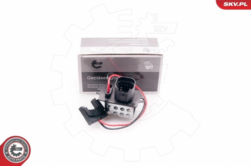 Resistor, interior blower